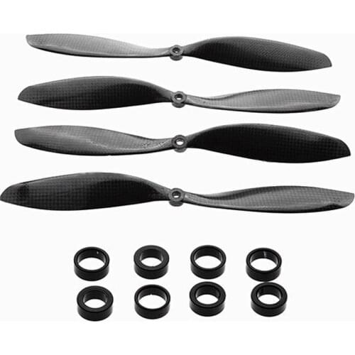 4 Pcs rc Quadcopter Drone Professional Accessories DIY 1238/1047 Carbon Fiber CW CCW Propeller 12x3.8 12 Inch Propeller RC Parts