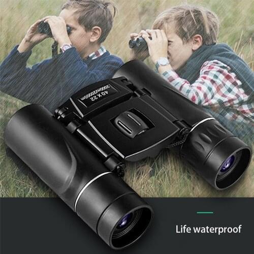40x22 HD Powerful Binoculars 2000M Long Range Folding Mini Telescope BAK4 FMC Optics For Hunting Sports Outdoor Camping Travel