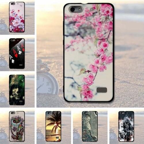 Phone Cases for Huawei Honor 4c Case Luxury Painting Coque for Huawei G Play Mini Honor 4C Cover Phone Bags For Huawei Honor 4C