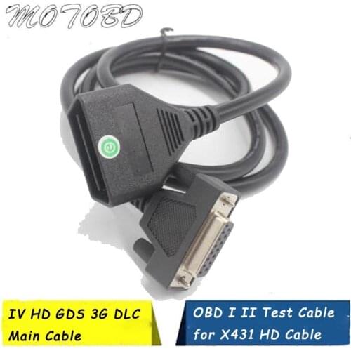 For Launch X431 GDS 3G DLC Main Cable CRP123 Creader VII+ Creader VIII CRP129 OBD I II Test Cable