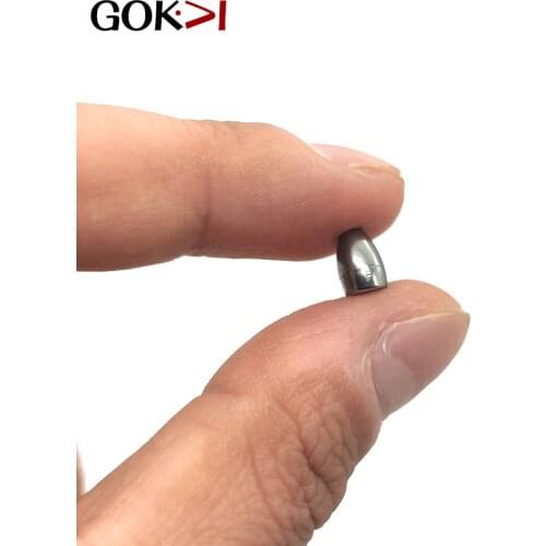 GOKUI Tungsten Fishing Sinker For Texas Rig Fishing Accessories Flipping Sinker Fishing Weight Offset Texas Hook Tungsten Sinker
