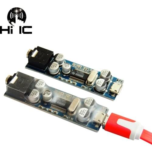 HIFI Audio PCM2704 MINI DAC Decoder USB External Card MICRO USB for Mobile Phone/PC