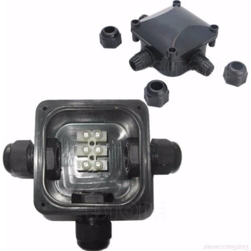 IP68 Waterproof Junction Box 3 Cable Wire Protection Building DTY Connectors