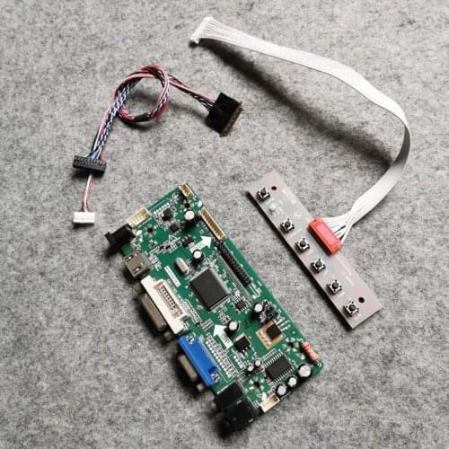 For LP173WD1-TLA1/TLC1/TLD1/TLE1/TLG1/TLN1/TLP3 matrix DIY kit 1600*900 M.NT68676 WLED VGA DVI LVDS 40 Pin controller board