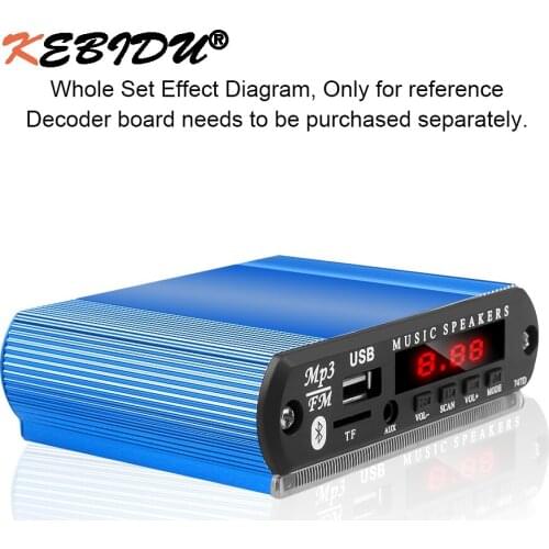 MP3 Player Wireless Bluetooth MP3 WMA Decoder Board Car Accessory with Recording Function Support USB/SD/FM Audio Module