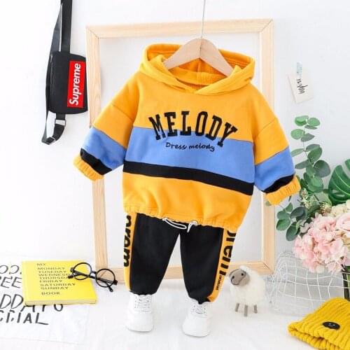 Toddler Boy Clothes Girls Clothing Tracksuit Gentleman Suit 2020 Autumn Hoodies+ Long Pants Girls Fall Outfits 1 2 3 4 Years Old