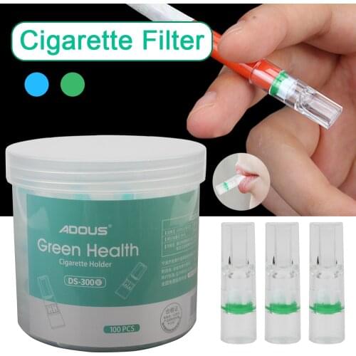 Disposable 100pcs Cigarette Cleaning Holder Converter Smoking Accessories Smoking Reduce Tar Filtration Tobacco Cigarette Filter