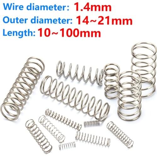 Y-type 1.4 wire diameter od 14 15 16 17 18 20 21y-rotor with rotor-type compression spring spring 10-100mm 304 stainless steel