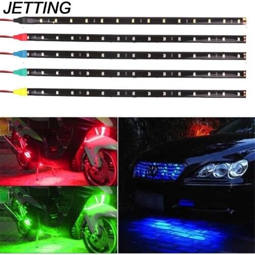 1PC 30cm Waterproof 5050 SMD Car Auto Decorative Flexible LED Strip Fog lamp High Power LED Daytime Running lights DRL 100