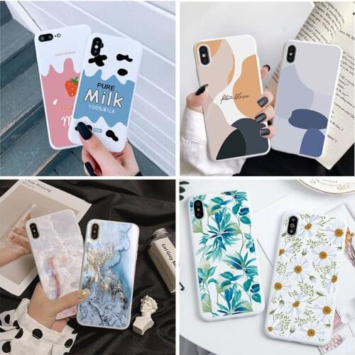 Flower Art Soft TPU Case For iPhone 12 Pro Mini XR 10 X XS Max 7 8 6 6S Plus SE 2 Cover For iPhone 11 Pro Max Case Capa Funda