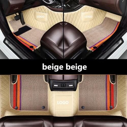 Kalaisike Custom car floor mats for Chery all models QQ3 QQ6 Ai Ruize A3 Tiggo X1 QQ A5 E3 V5 car accessories styling floor mat