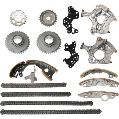 AP01 17 pcs Timing Chain Kit For Audi A4 3.2L V6 DOHC AUK BKH 057109116J 06E109571A 059109077E 06E109139G 06E109139F