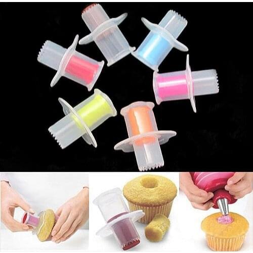 Kitchen Cupcake Cake Corer Pastry Decorating Divider Filler Plunger pastry cutters eco-friendly