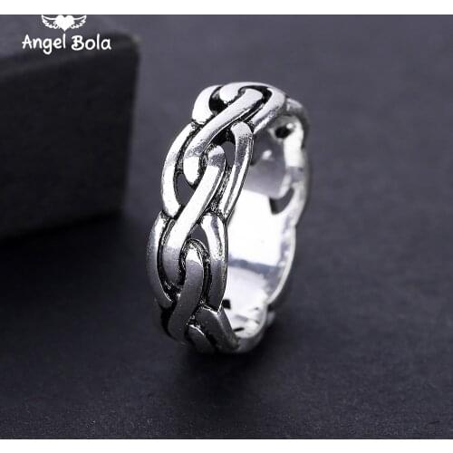Fashion Jewelry Gothic Punk Stripe Buddha Ring High Quality Factory Wholesale Women/Men Accessories Free Shipping