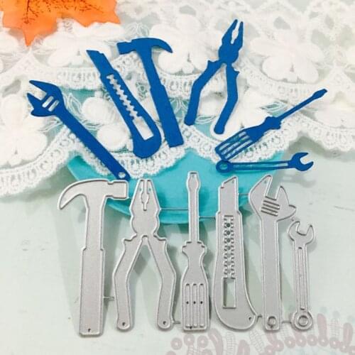 Cutlery Set Metal Cutting Dies Stencil DIY Scrapbooking Album Stamp Paper Card Embossing Craft Decor Dropship New