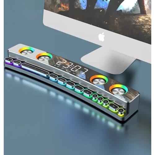 SH39 Computer Audio Desktop Home Bluetooth Speaker Multimedia Gaming Game Subwoofer 3D Surround Small Home Desktop