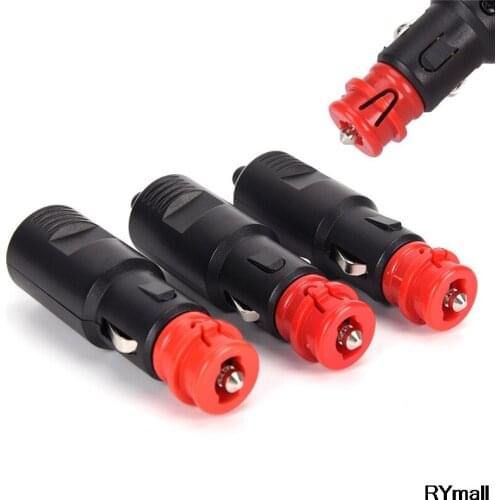 New hot sale 1pc Universa 12V-24V Car Cigarette Lighter Plug Socket Power Plug Connection Male Adaptor