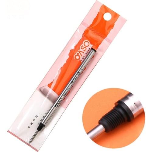 OASO Universal Roller Ball Refill 5pcs/lot High Quality Screw Type 0.5mm Black Ink Refills for Rollerball/Signature Pen