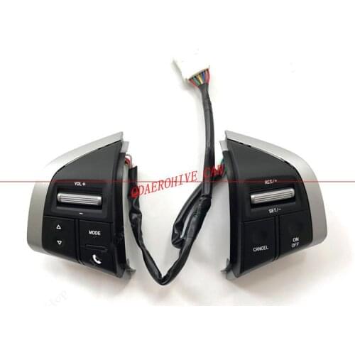 QDAEROHIVE car Cruise Control Switch Steering Wheel Control Switch Button Audio Volume Switch For Isuzu D max Mux 362-733181011