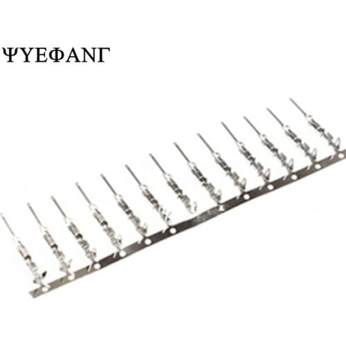 100PCS 2.54mm Dupont Pin connectors Jumper Wire Cable Housing Male Terminal Pin Connector