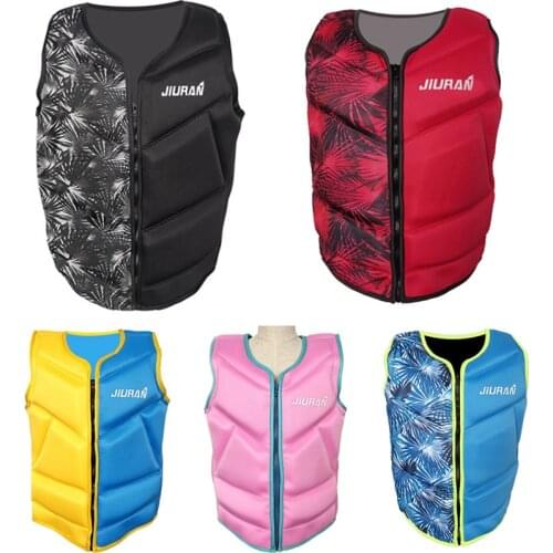 Adults Life Jacket Neoprene Safety Life Vest Rescue Wakeboard Swimming piscina 구명조끼 flamenco flotador infantil Surfing Swim Suit