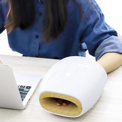 Smart Electric Hand Massage Device Air Compression Relaxation Relax Finger Spa Massager Relief Heated Girlfriend Palm Pain