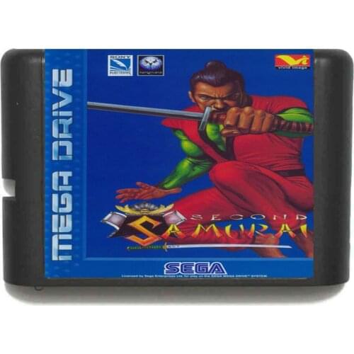 The Second Samurai 16 bit MD Game Card For Sega Mega Drive For Genesis