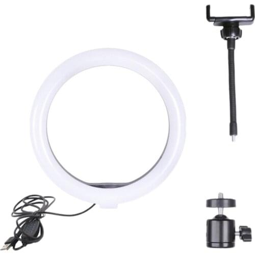 10 Inch Ring Light with Mobile Phone Holder LED Ring Light Is for Photography Makeup Selfie and Streaming