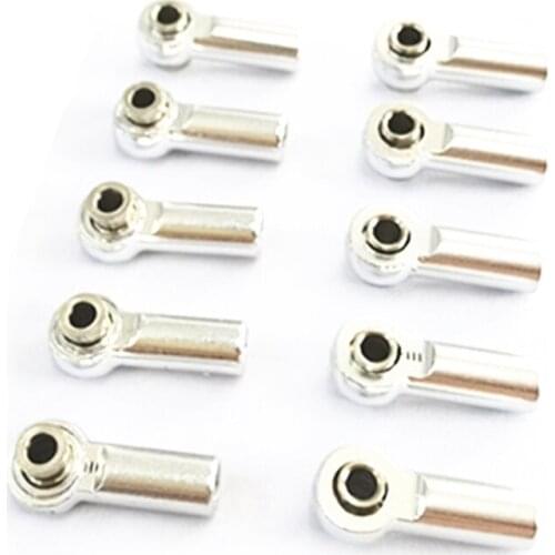 10Pcs Metal M2.5 Link Tie Rod End Ball Joint for Wltoys A959 12428 144001 WPL C24 MN D90 MN99S RC Car Parts