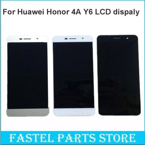 100% New 5.0 Inch Lcd Display For Huawei Honor 4A Y6 Touch LCD Screen + Touch Screen Replacement For Huawei Honor Y6 In Stock