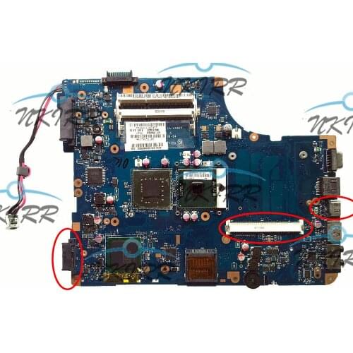 100% working 15" DDR2 PM45 KSWAA LA-4981P K000010002 L09 MXM MotherBoard for Toshiba satellite L505D L500 L550 L555D