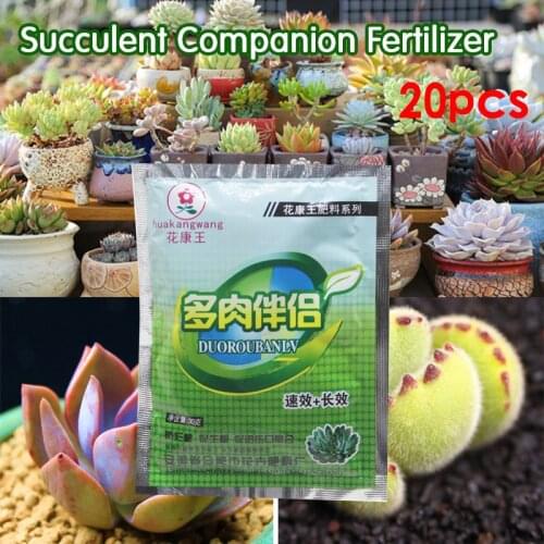 20pcs Succulent Companion Fertilizer Convenient and durable bagged garden materials Succulent plant fertilizer prevents rot