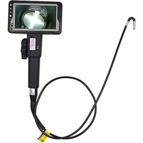 5.5mm Industrial Endoscope Camera 1280Px720P HD 4.5” IPS Screen Pipe Drain Sewer Duct Inspection Camera Waterproof 4pcs LED