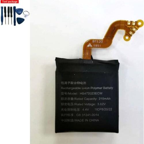 New3.82v 455mah HB532729ECW Batteries For huawei GT2 GT 2 46mm smartwatch Battery+TOOL