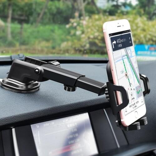 Windshield Sucker Adjustable Car Phone Holder for IPhone Car Mobile Stand Holder Support for Mobile Phone Car Accesories