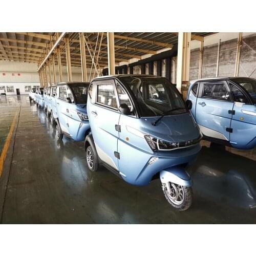 Fast Charger Electric Battery Vehicle Tricycle Three Wheel Mini Car