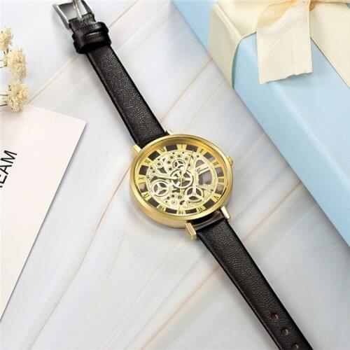 New Fashion Luxury Women Watches Quartz Watch Lady Leather Watchband Waterproof Business Wristwatch Gift Clockrelogio feminino