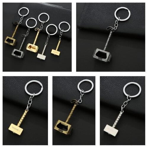 Disney Mickey Marvel Thors Hammer beer bottle opener multi-function keychain bottle opener with long handle birthday gift