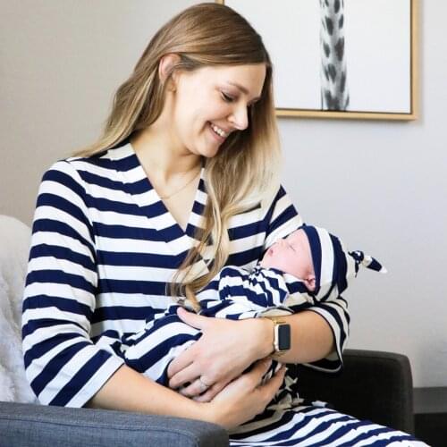 Maternity Robe Photoshoot Baby Cotton Stretch Swaddle Blanket