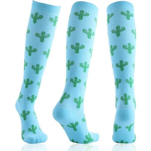 1 Pair Compression Socks Fit For Sport For Men & Women, Running, Flight,Cycling,Pregnancy Edema,varicose Veins,Travels Socks