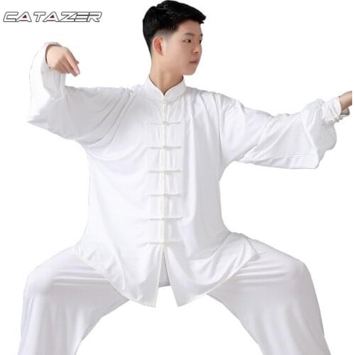 Martial Arts Suit Chinese Kung Fu Traditional Men Clothing Kungfu Uniforms Wing ChunTaichi Performance Clothing