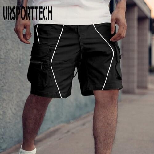 Summer Shorts Men Oversize Casual Gyms Sportswear Short Elastic Waist Homme Male Knee Length Solid Men Shorts Brand Clothing