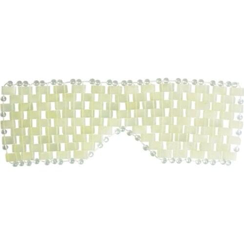 Rose Quartz Eye Mask Massager Natural Jade Eye Mask Eye Stone For Eye Sleep Tool Mask Face Sleeping Mask Massager Care Eye O3M1