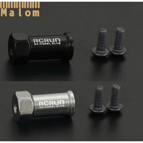 12mm RCRUN Metal Spare Wheel Holder Hexagon Hub Mount for 1/10 RC Crawler Axial SCX10 Cherokee Wrangler TRX4 TRX6 Bronco Redcat