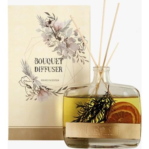 Natural Reed Aroma Oil Diffuser Set Rattan Sticks Perfume Volatiles Diffuser Fresh Air Fragrance for Bedroom