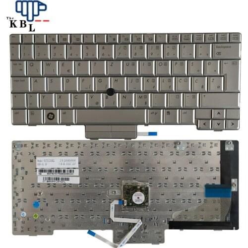New for HP 2730P YU Language Silver Laptop Keyboard V070130BK2