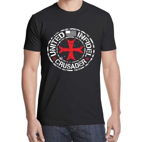 2019 New Hot Sale T-shirt New infidel crusader Logo T-shirt retno vintage size S - 2XL free shipping