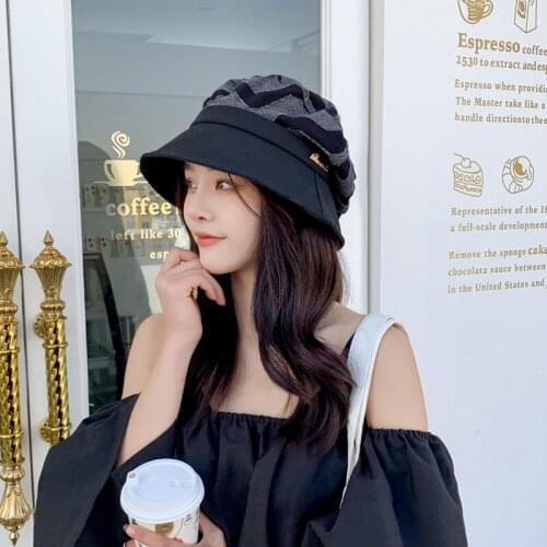 Weave Beret Female Hats For Women Spring Autumn Flat Sun Hat Breathable Casual Holiday Artist Cap winter hats