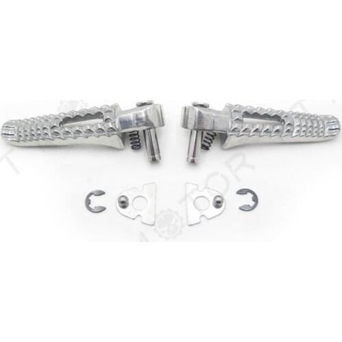 Aftermarket Free shipping motorcycle parts SILVER Rear Foot Pegs Footrest For Suzuki GSX-R GSXR 600 750 1000 2000-2011