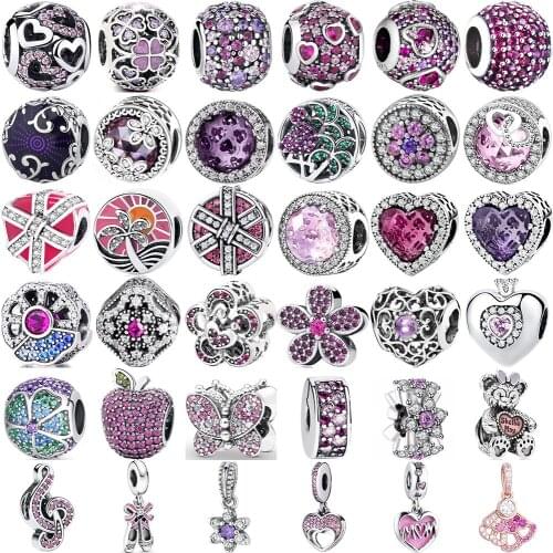 Fashion New s925 Sterling Silver Pendant European Charm Bead Fit Original Charms Bracelet Chain Girl Women Jewelry Making DIY